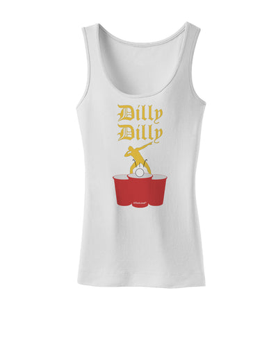 Dilly Dilly Funny Beer Womens Petite Tank Top by TooLoud-TooLoud-White-X-Small-Davson Sales