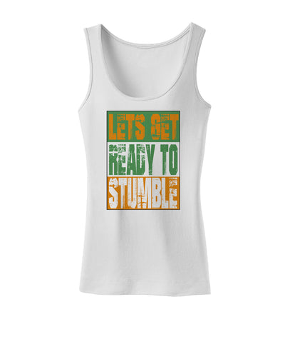 Lets Get Ready To Stumble Womens Petite Tank Top by TooLoud-TooLoud-White-X-Small-Davson Sales