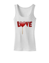 Love Lollipop Womens Petite Tank Top-TooLoud-White-X-Small-Davson Sales