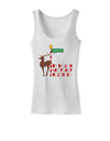 Rudolf Ratchet Reindeer Color Text Womens Tank Top-Womens Tank Tops-TooLoud-White-X-Small-Davson Sales