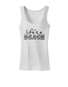 Lifes a Beach Womens Tank Top by TooLoud-Womens Tank Tops-TooLoud-White-X-Small-Davson Sales