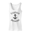 captain Awesome Funny Womens Tank Top-Womens Tank Tops-TooLoud-White-X-Small-Davson Sales