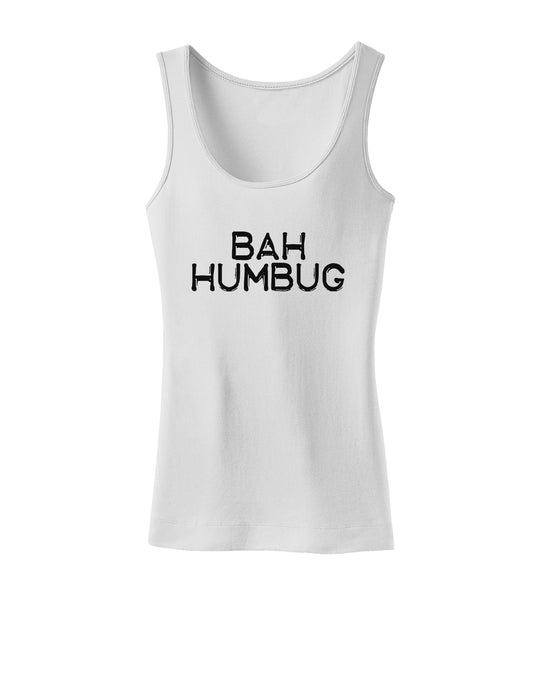 Bah Humbug Design - Grunge Womens Tank Top-Womens Tank Tops-TooLoud-White-X-Small-Davson Sales