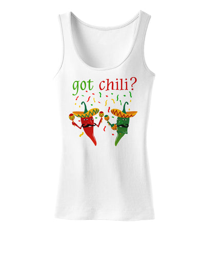 Got Chili Womens Tank Top-Womens Tank Tops-TooLoud-White-X-Small-Davson Sales