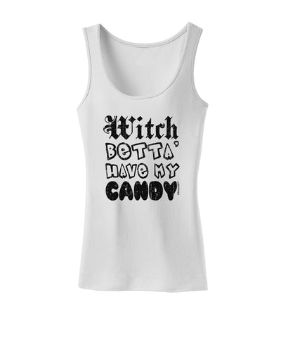 Witch Betta Have - Distressed Womens Tank Top-Womens Tank Tops-TooLoud-White-X-Small-Davson Sales