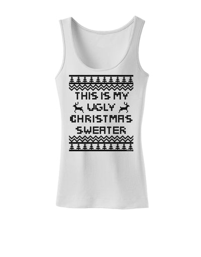 This Is My Ugly Christmas Sweater Womens Tank Top-Womens Tank Tops-TooLoud-White-X-Small-Davson Sales