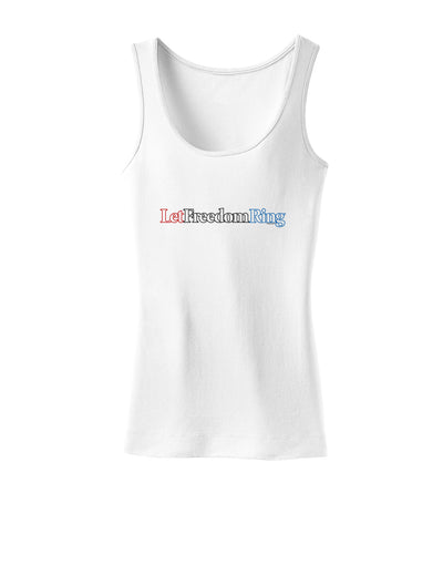 Let Freedom Ring Womens Tank Top-Womens Tank Tops-TooLoud-White-X-Small-Davson Sales