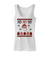 Ho Ho Ho Ugly Christmas Sweater Womens Tank Top-Womens Tank Tops-TooLoud-White-X-Small-Davson Sales