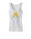 Cute Christmas Angel Girl Womens Tank Top-Womens Tank Tops-TooLoud-White-X-Small-Davson Sales