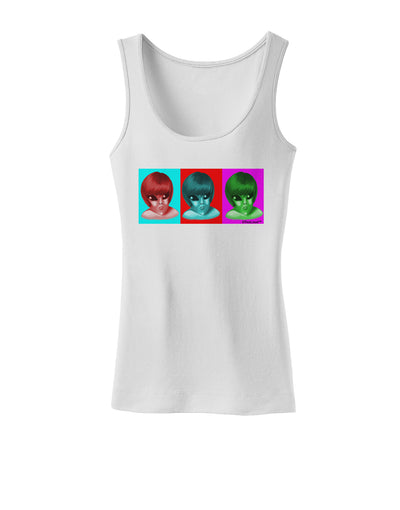 Extraterrestial Pop-art #2 Womens Tank Top by TooLoud-Womens Tank Tops-TooLoud-White-X-Small-Davson Sales