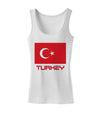 Turkey Flag with Text Womens Petite Tank Top by TooLoud-TooLoud-White-X-Small-Davson Sales