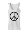 Peace Sign Symbol Womens Tank Top-Womens Tank Tops-TooLoud-White-X-Small-Davson Sales