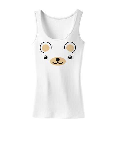 Kyu-T Ears - Beartholomew Teddy Bear Womens Tank Top-Womens Tank Tops-TooLoud-White-X-Small-Davson Sales