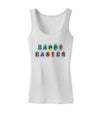 Easter Eggs Happy Easter Womens Tank Top-Womens Tank Tops-TooLoud-White-X-Small-Davson Sales