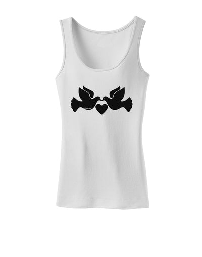 Two Turtle Doves Womens Tank Top-Womens Tank Tops-TooLoud-White-X-Small-Davson Sales