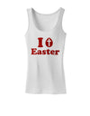 I Egg Cross Easter - Red Glitter Womens Tank Top by TooLoud-Womens Tank Tops-TooLoud-White-X-Small-Davson Sales