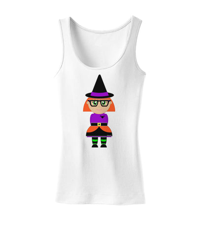 Cute Witch Halloween Womens Tank Top-Womens Tank Tops-TooLoud-White-X-Small-Davson Sales