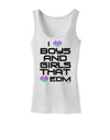 I Heart Boys and Girls That Heart EDM Womens Tank Top-Womens Tank Tops-TooLoud-White-X-Small-Davson Sales