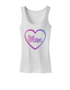 Mom Heart Design - Gradient Colors Womens Tank Top by TooLoud-Womens Tank Tops-TooLoud-White-X-Small-Davson Sales
