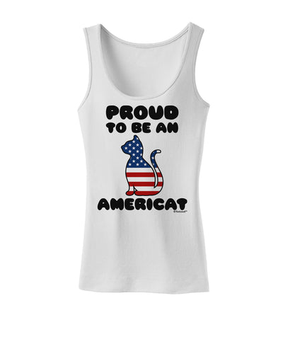 Proud to Be an Americat Womens Tank Top by TooLoud-Womens Tank Tops-TooLoud-White-X-Small-Davson Sales