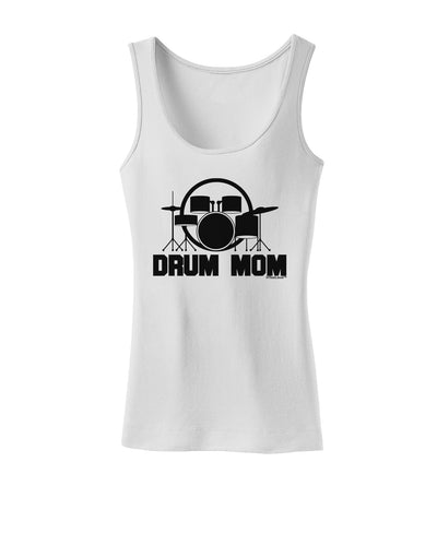 Drum Mom - Mother's Day Design Womens Tank Top-Womens Tank Tops-TooLoud-White-X-Small-Davson Sales