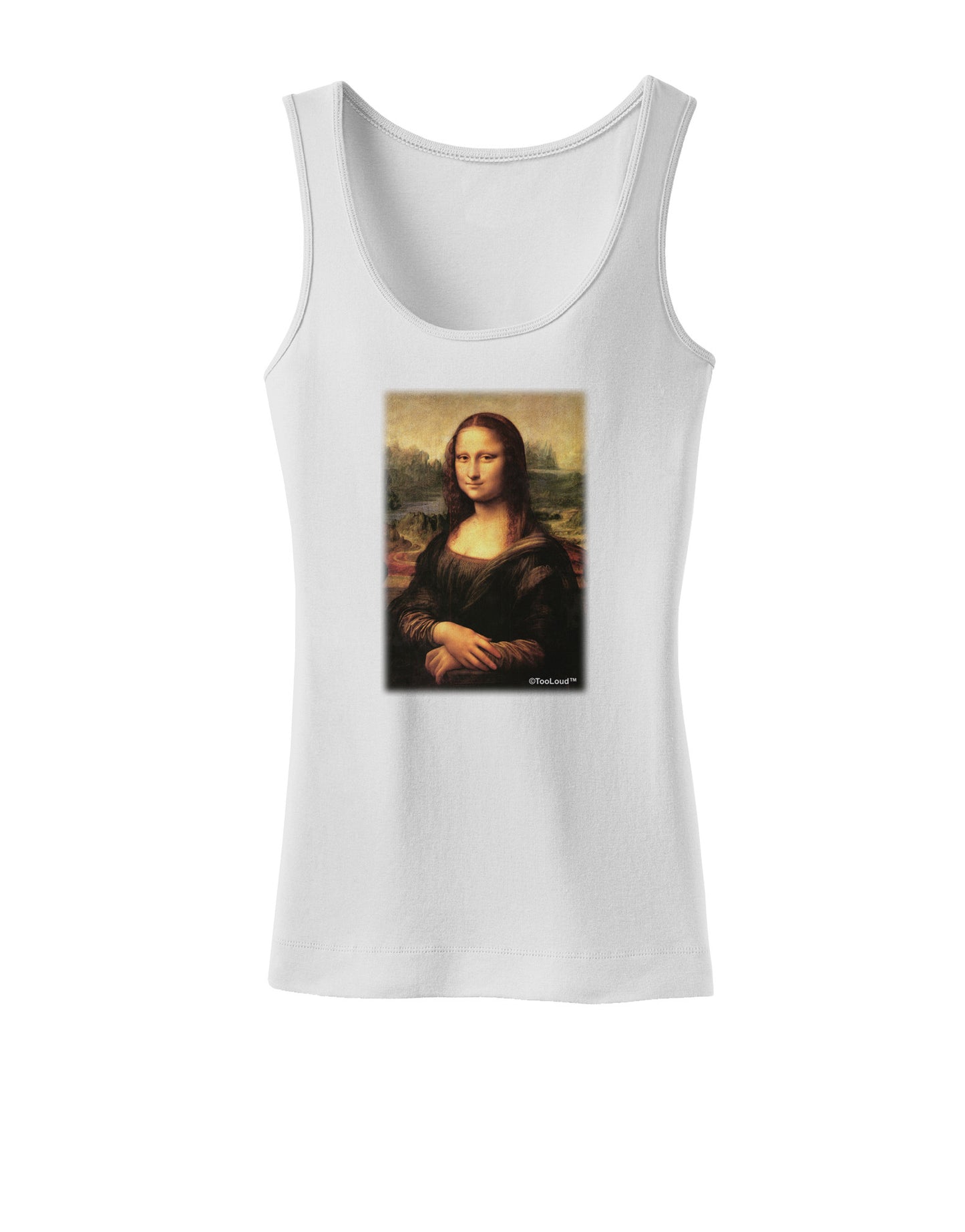 Mona Painting Womens Petite Tank Top-TooLoud-White-X-Small-Davson Sales