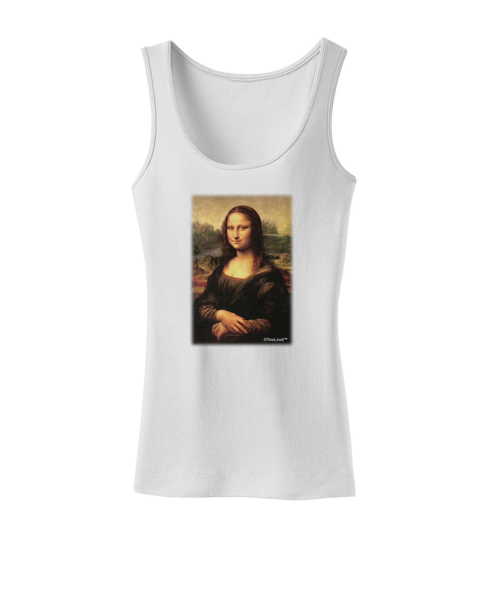 Mona Painting Womens Petite Tank Top-TooLoud-White-X-Small-Davson Sales
