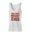 You Can't Resist This Womens Petite Tank Top-TooLoud-White-X-Small-Davson Sales