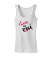 Twerk To EDM Pink Womens Tank Top-Womens Tank Tops-TooLoud-White-X-Small-Davson Sales