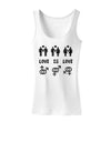 Love Is Love LGBT Marriage Equality Womens Tank Top-Womens Tank Tops-TooLoud-White-X-Small-Davson Sales