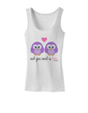 Owl You Need Is Love - Purple Owls Womens Tank Top by TooLoud