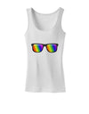 Pride Rainbow Lenses Womens Petite Tank Top by TooLoud-TooLoud-White-X-Small-Davson Sales