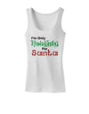 Naughty For Santa Womens Tank Top-Womens Tank Tops-TooLoud-White-X-Small-Davson Sales