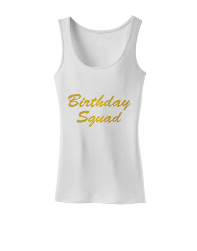 Birthday Squad Text Womens Petite Tank Top by TooLoud-TooLoud-White-X-Small-Davson Sales