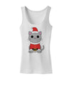 Mr. Whiskerton Santa Suit - Christmas Womens Tank Top by TooLoud-Womens Tank Tops-TooLoud-White-X-Small-Davson Sales