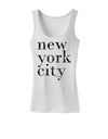 New York City - City Lights Womens Tank Top by TooLoud-Womens Tank Tops-TooLoud-White-X-Small-Davson Sales