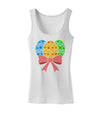 Easter Eggs With Bow Womens Tank Top by TooLoud-Womens Tank Tops-TooLoud-White-X-Small-Davson Sales