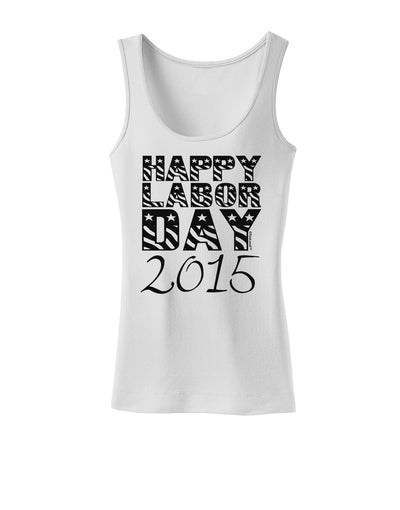 Happy Labor Day 2015 Womens Tank Top-Womens Tank Tops-TooLoud-White-X-Small-Davson Sales