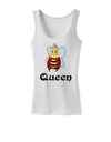 Queen Bee Text 2 Womens Tank Top-Womens Tank Tops-TooLoud-White-X-Small-Davson Sales