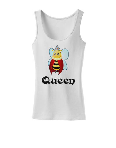 Queen Bee Text 2 Womens Tank Top-Womens Tank Tops-TooLoud-White-X-Small-Davson Sales