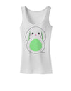 Cute Bunny with Floppy Ears - Green Womens Tank Top by TooLoud-Womens Tank Tops-TooLoud-White-X-Small-Davson Sales