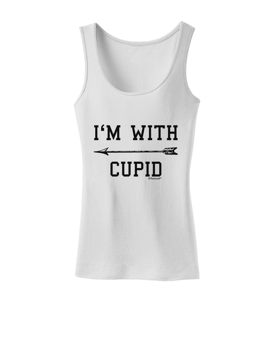 I'm With Cupid - Left Arrow Womens Tank Top by TooLoud-Womens Tank Tops-TooLoud-White-X-Small-Davson Sales