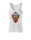 Silly Little Reindeer Matching Deer Womens Tank Top-Womens Tank Tops-TooLoud-White-X-Small-Davson Sales