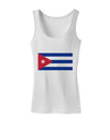 Cuba Flag Cubana Womens Petite Tank Top by TooLoud-TooLoud-White-X-Small-Davson Sales