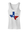 State of Texas Flag Design - Distressed Womens Tank Top-Womens Tank Tops-TooLoud-White-X-Small-Davson Sales