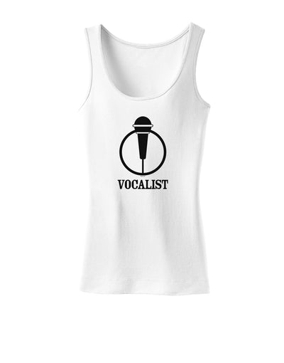 Vocalist Womens Tank Top-Womens Tank Tops-TooLoud-White-X-Small-Davson Sales