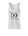 You Must Eleanor R Womens Petite Tank Top-TooLoud-White-X-Small-Davson Sales