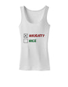 Naughty or Nice Christmas - Naughty Womens Tank Top-Womens Tank Tops-TooLoud-White-X-Small-Davson Sales