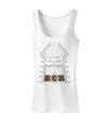 Pirate Captain Costume Silver Womens Tank Top-Womens Tank Tops-TooLoud-White-X-Small-Davson Sales