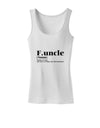 Funcle - Fun Uncle Womens Petite Tank Top by TooLoud-TooLoud-White-X-Small-Davson Sales